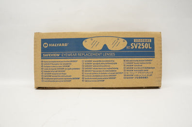 Halyard SV250L Safeview Eyewear Replacement Lenses - Case of 250